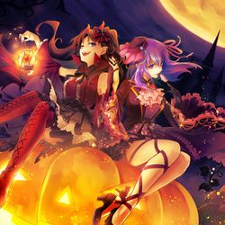 This is a pixiv picture whose title is HAPPY HALLOWEEN♥.