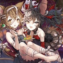 This is a pixiv picture whose title is Hello Halloween.