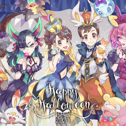 This is a pixiv picture whose title is HAPPY HALLOWEEN 2020!!.