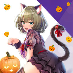 This is a pixiv picture whose title is 猫垣さん.