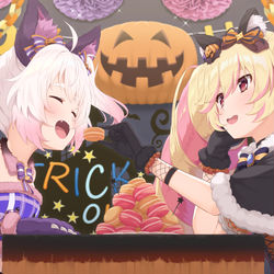 This is a pixiv picture whose title is HAPPY HALLOWEEN🎃.