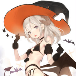 This is a pixiv picture whose title is お菓子をくれないと悪戯しますよ.