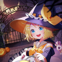 This is a pixiv picture whose title is 🎃👻Trick or treat👻🎃.