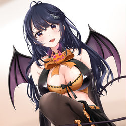 This is a pixiv picture whose title is 「トリック・オア・トリート♪」.