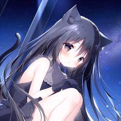 This is a pixiv picture whose title is ノワール.