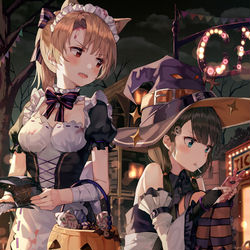 This is a pixiv picture whose title is ハロウィン.