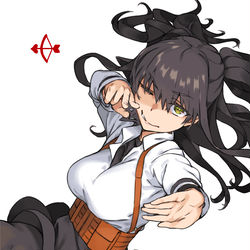This is a pixiv picture whose title is 弓矢と爆弾.