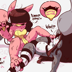 This is a pixiv picture whose title is Inverted Kiss (TEASER).