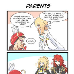 This is a pixiv picture whose title is Genshin Impact: Parents.