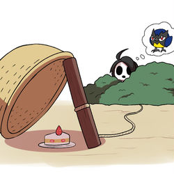This is a pixiv picture whose title is 罠にかかるサイトウちゃん.