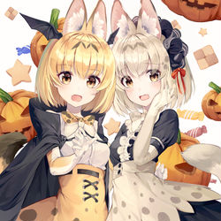 This is a pixiv picture whose title is ハロウィン - サーバルちゃん.