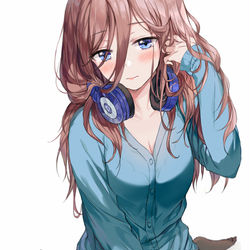 This is a pixiv picture whose title is 中野三玖.