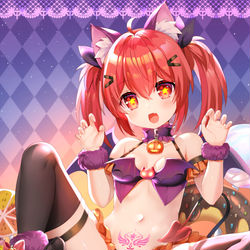 This is a pixiv picture whose title is 🍭Happy Halloween🍬.
