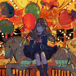 This is a pixiv picture whose title is 失楽園.