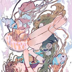 This is a pixiv picture whose title is 楽園へ.