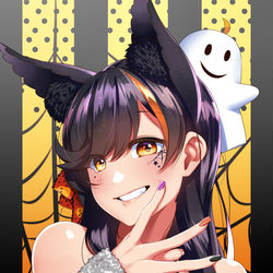 This is a pixiv picture whose title is ハロウィン　愛宕.