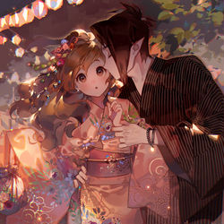 This is a pixiv picture whose title is ちゅー.