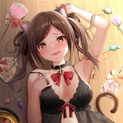 This is a pixiv picture whose title is まさかお兄ちゃん妹にイタズラしないよね？.