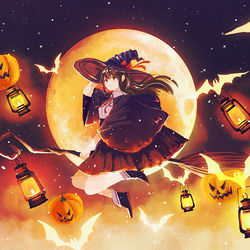 This is a pixiv picture whose title is ハッピーハロウィン.