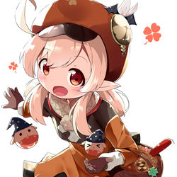 This is a pixiv picture whose title is ハロウィンどっかーん.