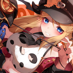 This is a pixiv picture whose title is ハロゼナ.