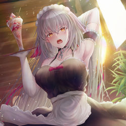 This is a pixiv picture whose title is メイド邪ンヌさん.