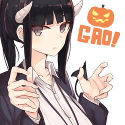 This is a pixiv picture whose title is 人事のお姉さん　１０／３１.