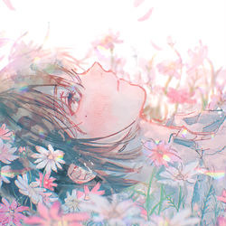 This is a pixiv picture whose title is 秋風が頬を撫でる。.