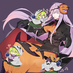 This is a pixiv picture whose title is ハロウィンこいここ.