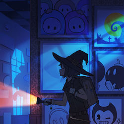 This is a pixiv picture whose title is Happy Halloween.