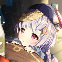 This is a pixiv picture whose title is 七七.