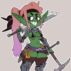 This is a pixiv picture whose title is Gobtober Goblins.