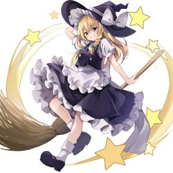 This is a pixiv picture whose title is 霧雨魔理沙アクリルフィギュア.