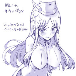 This is a pixiv picture whose title is 艦これ　らくがき　サウスダコタ.