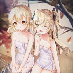 This is a pixiv picture whose title is 谢菲尔×可莉.