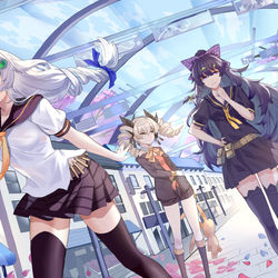 This is a pixiv picture whose title is 关于10月的崩坏插画.