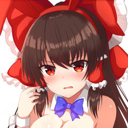 This is a pixiv picture whose title is バニ霊夢さん.
