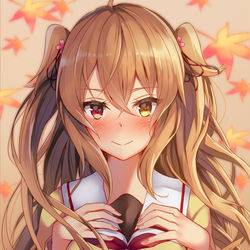 This is a pixiv picture whose title is 返事待ち村雨ちゃん.