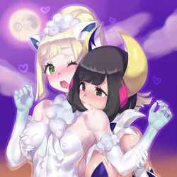 This is a pixiv picture whose title is Trick and Blood.
