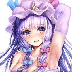 This is a pixiv picture whose title is 「うぅ…　こんな所にお肉がぁぁ…」.