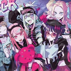 This is a pixiv picture whose title is モンスターガールズ！.
