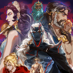 This is a pixiv picture whose title is Blood of Zeus.