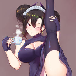 This is a pixiv picture whose title is 【I字バランス 】.