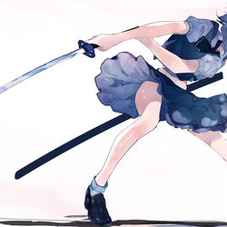 This is a pixiv picture whose title is 妖夢.