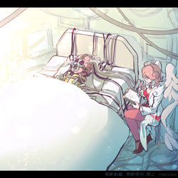 This is a pixiv picture whose title is ずっと待ってるメンタル・カウンセラー・リリー.