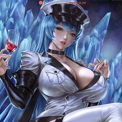 This is a pixiv picture whose title is [Akame ga Kill] Esdeath_Preview.