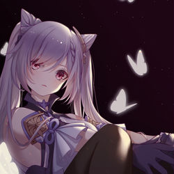 This is a pixiv picture whose title is 刻晴.