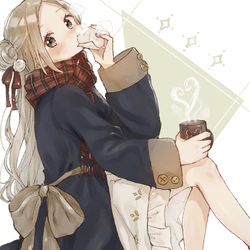 This is a pixiv picture whose title is ほっとひと息.