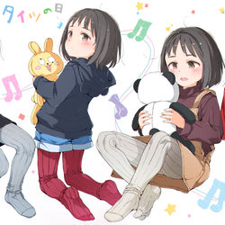 This is a pixiv picture whose title is ちびっこタイツ特集の時間ですよ。.