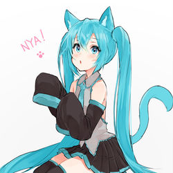 This is a pixiv picture whose title is にゃ！.